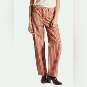 Striped Brown Women's Pants